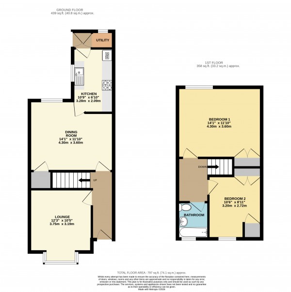 Floorplan for Cleethorpes, N.E.Lincolnshire