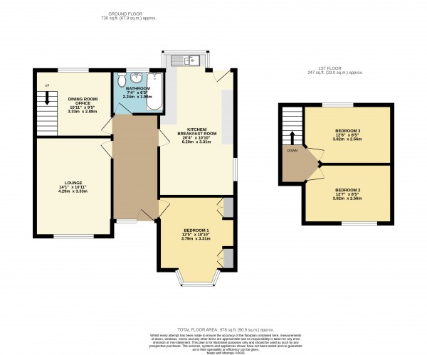 Floorplan for Scartho, Grimsby, N E Lincs