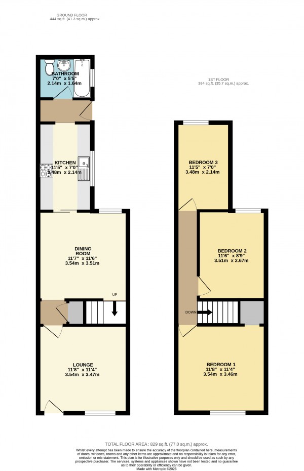 Floorplan for Grimsby, N.E.Lincolnshire