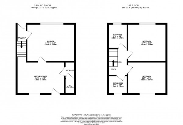 Floorplan for Grimsby, North Lincolnshire