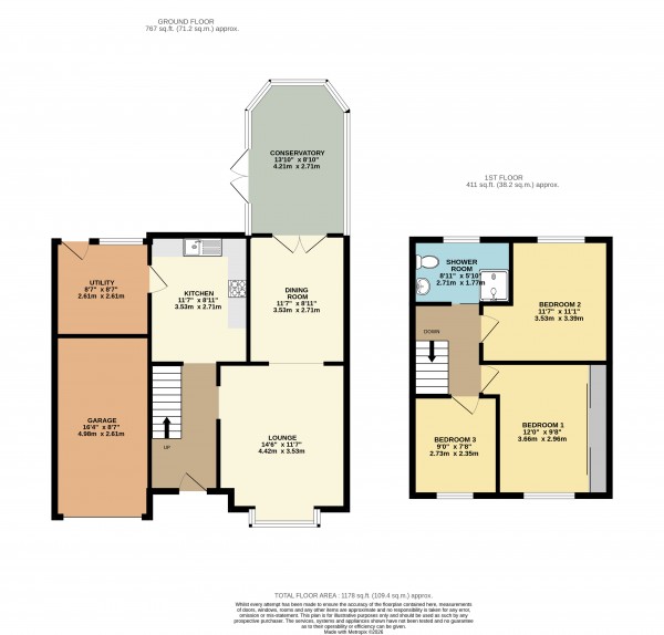 Floorplan for Ulceby, Lincolnshire