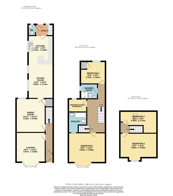 Floorplan for Cleethorpes, N.E.Lincolnshire