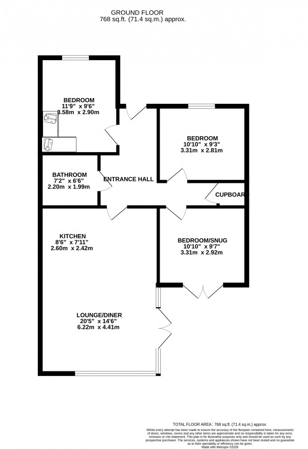 Floorplan for Grimsby, N.E.Lincolnshire
