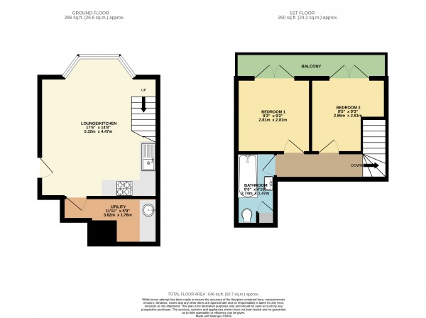 Floorplan for Grimsby, N.E.Lincolnshire