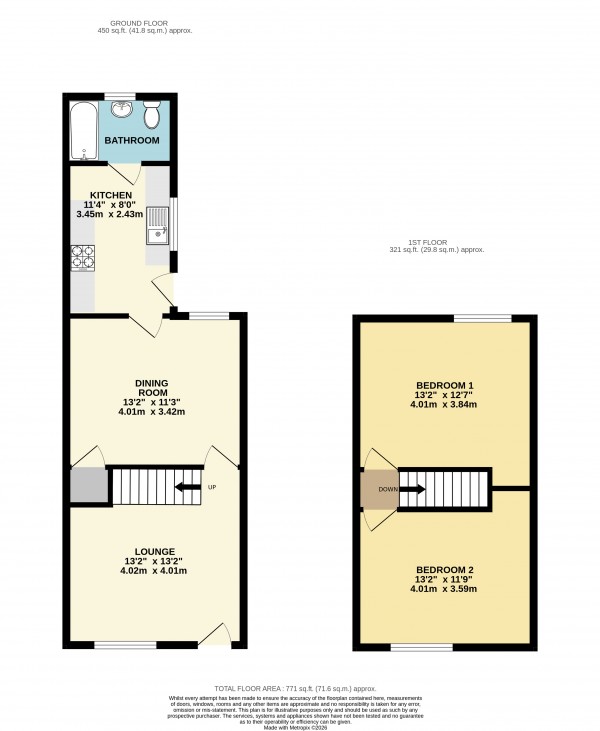 Floorplan for Grimsby, N.E.Lincolnshire