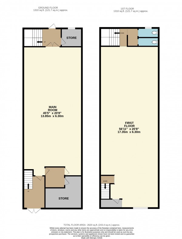 Floorplan for Grimsby, N.E.Lincolnshire