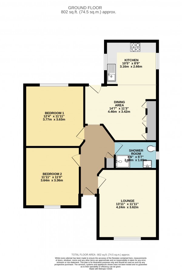 Floorplan for Cleethorpes, N.E.Lincolnshire