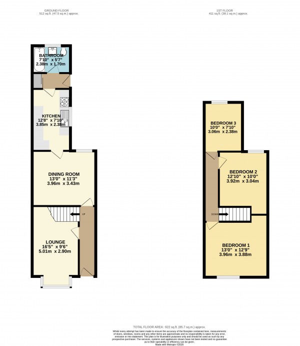 Floorplan for Grimsby