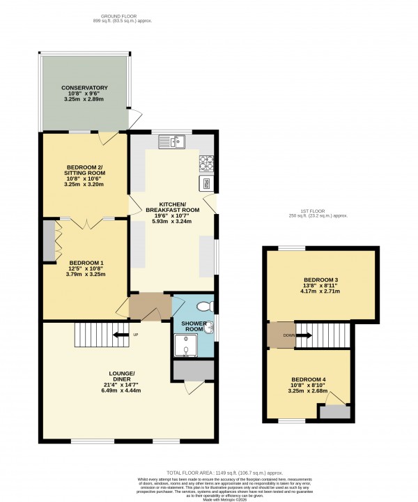 Floorplan for Humberston