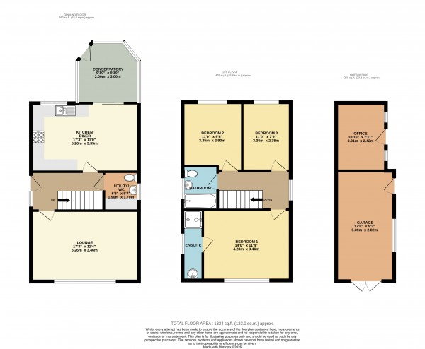 Floorplan for Holton le Clay, N.E.Linconshire