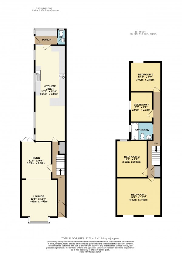 Floorplan for Grimsby