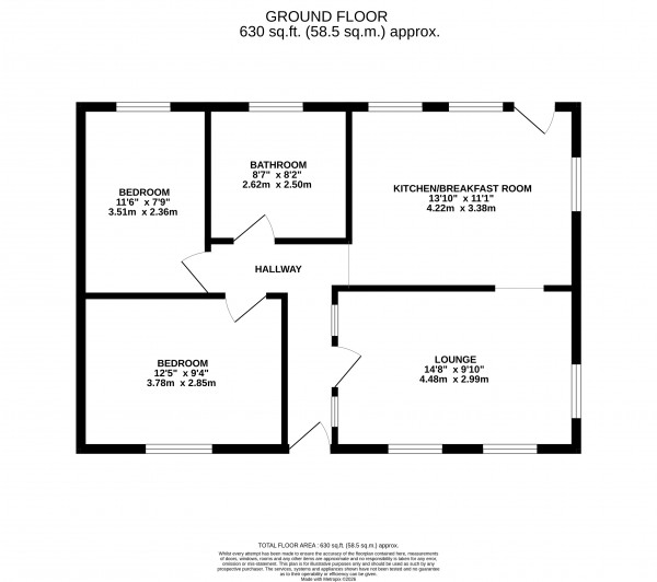Floorplan for Humberston