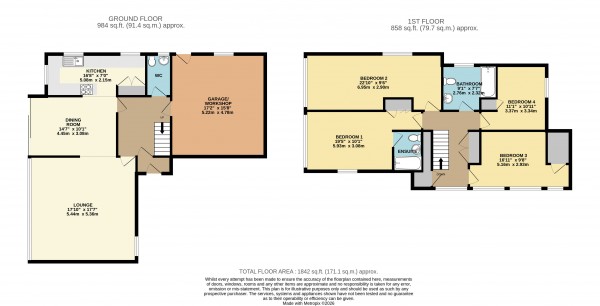 Floorplan for Scartho, N.E.Lincolnshire