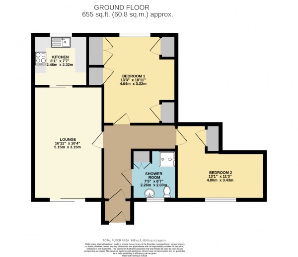 Floorplan for Grimsby, N E Lincolnshire