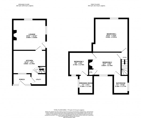 Floorplan for Saxby-All-Saints, North Lincolnshire