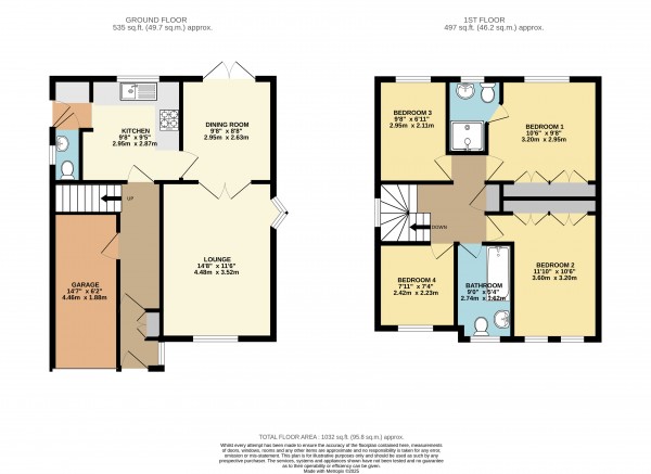 Floorplan for Scawby Brook, Brigg
