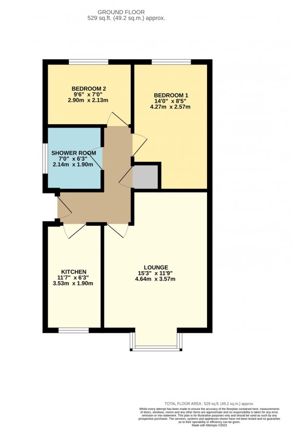 Floorplan for Winterton, North Lincolnshire