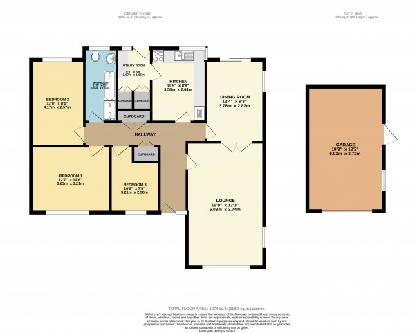 Floorplan for Alkborough, North Lincolnshire