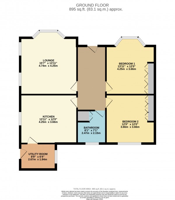 Floorplan for Scunthorpe, North Lincolnshire