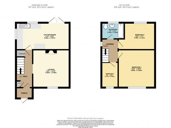 Floorplan for Winterton, Scunthorpe, North Lincolnshire