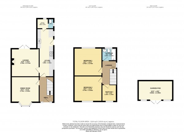 Floorplan for Scunthorpe, North Lincolnshire