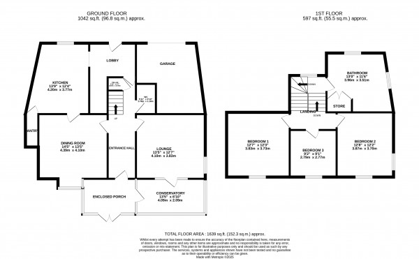 Floorplan for Gainsborough, Lincolnshire