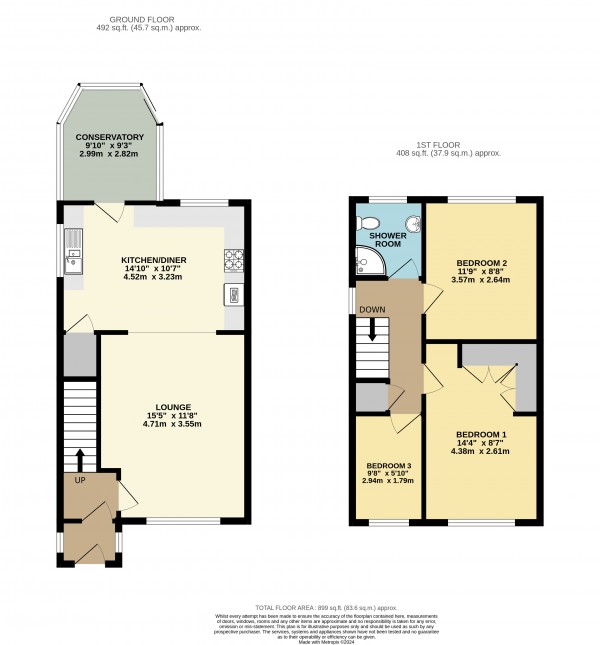 Floorplan for Scunthorpe, North Lincolnshire