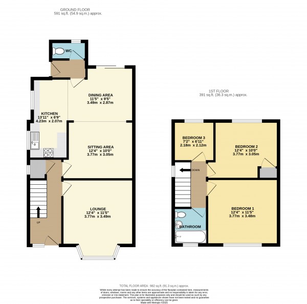 Floorplan for Scunthorpe, North Lincolnshire