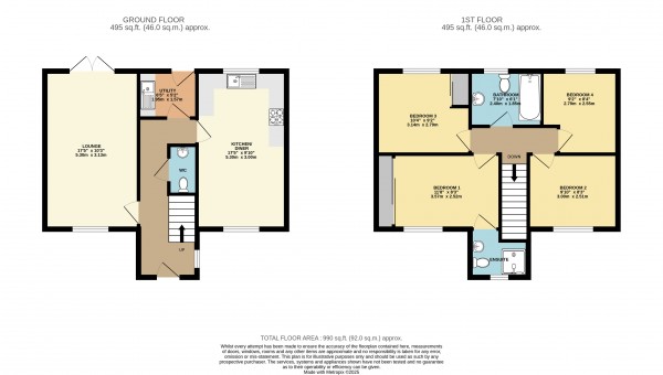 Floorplan for Winterton, North Lincolnshire