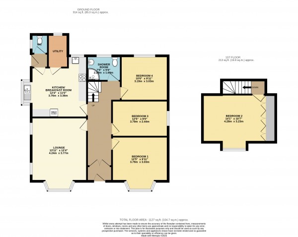 Floorplan for Scunthorpe, North Lincolsnhire
