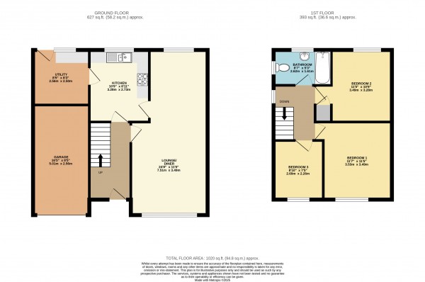Floorplan for Scunthorpe, North Lincolnshire