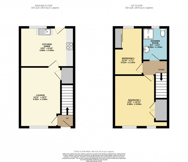 Floorplan for Burringham, Scunthorpe, North Lincolnshire