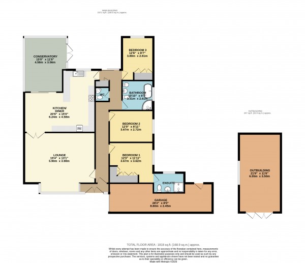 Floorplan for Burton Upon Stather, North Lincolnshire