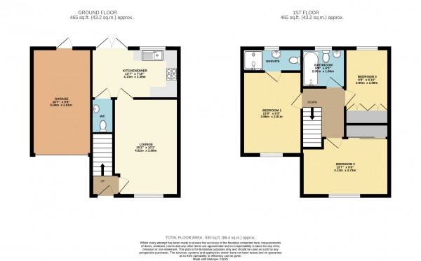 Floorplan for Winterton, North Lincolnshire