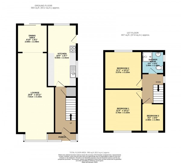 Floorplan for Scunthorpe, Ashby