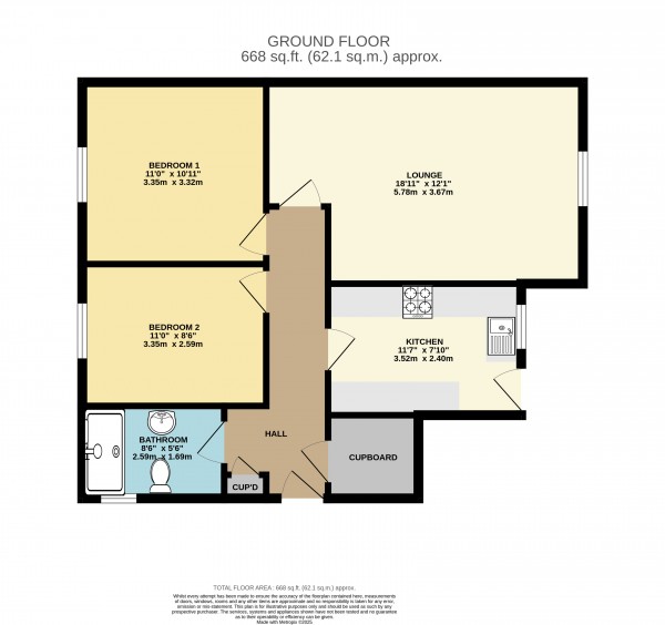 Floorplan for Scunthorpe, North Lincolnshire