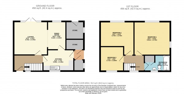 Floorplan for Scunthorpe, North Lincolnshire