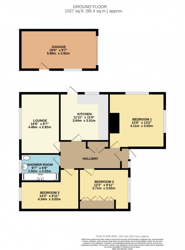 Floorplan for Gunness, Scunthorpe, North Lincolnshire