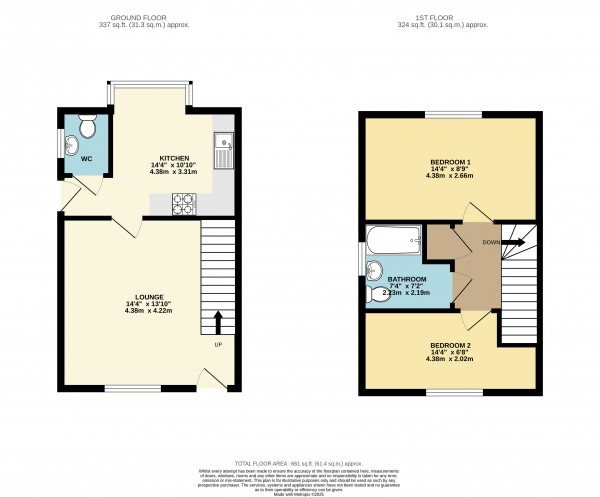 Floorplan for Scunthorpe, North Lincolnshire