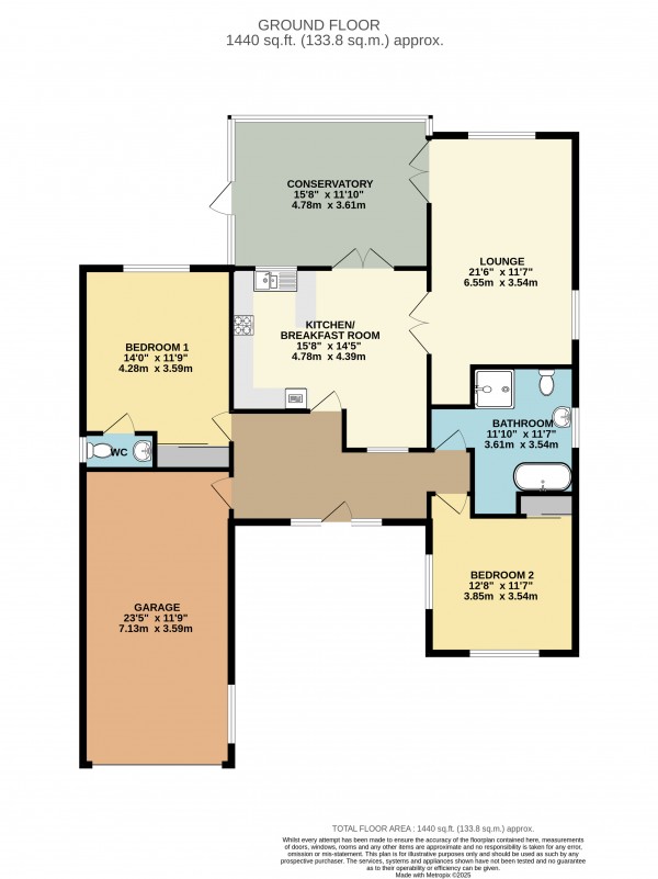 Floorplan for Gunness, Scunthorpe