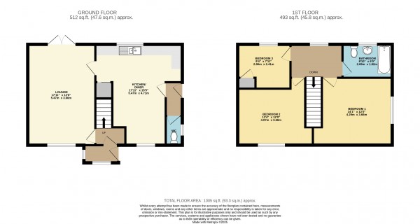 Floorplan for Gainsborough, Lincolnshire