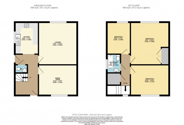 Floorplan for Scunthorpe, North Lincolnshire