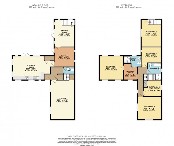 Floorplan for Luddington, Scunthorpe