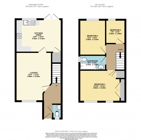 Floorplan for Scunthorpe, North Lincolnshire