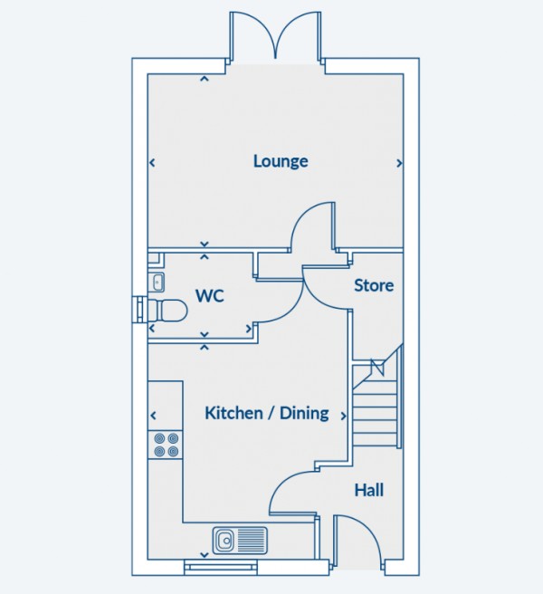 Floorplan for Cambridge Road, Grimsby