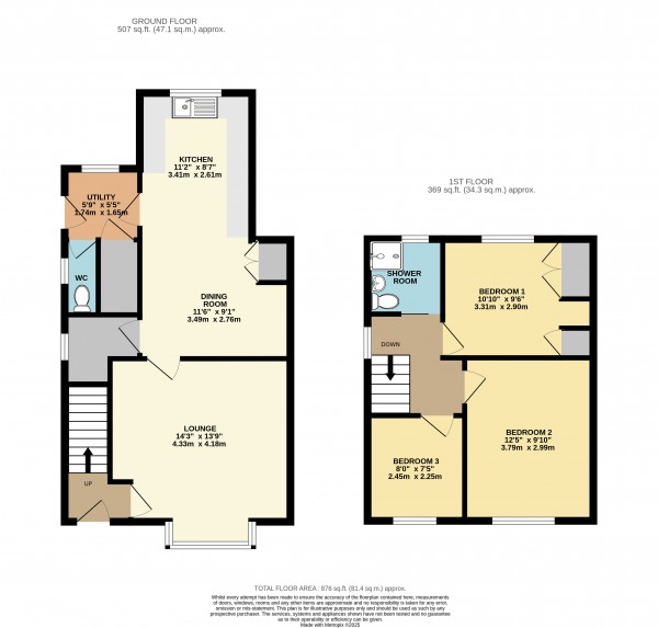 Floorplan for Ashby, Scunthorpe