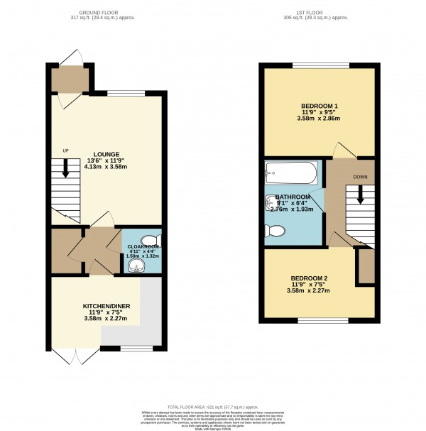 Floorplan for Scunthorpe, North Lincolnshire