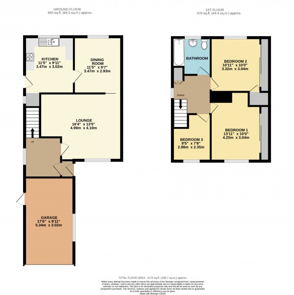 Floorplan for Scunthorpe, North Lincolnshire
