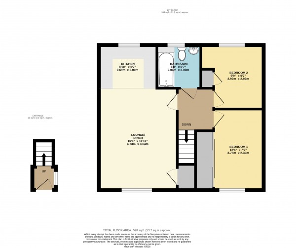Floorplan for Scunthorpe, North Lincolnshire