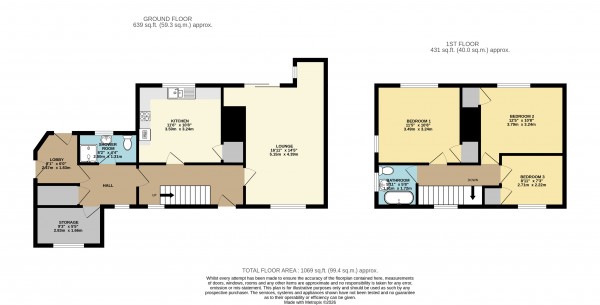 Floorplan for Burton Upon Stather, North Lincolnshire